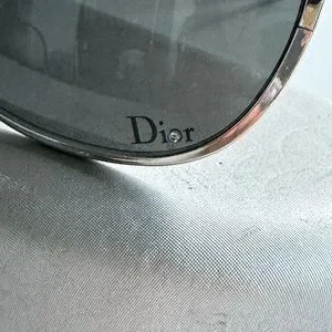 Vintage Hard Dior 1 Silver Sunglasses with Case Dior | Accessories | Vintage Hard Dior Silver Sunglasses  main image 4